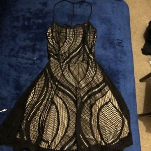 Black lacy dress